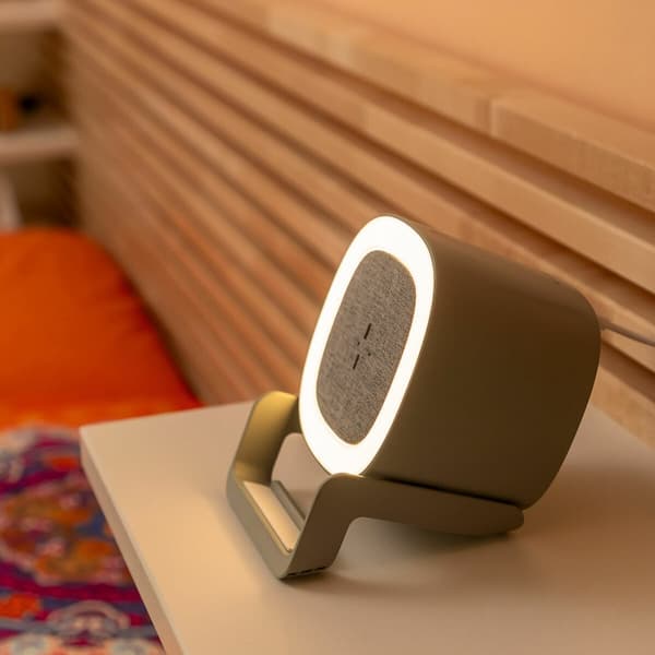 Laddare för trådlös högtalare med LED-lampor Souwis InnovaGoods