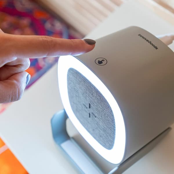 Laddare för trådlös högtalare med LED-lampor Souwis InnovaGoods