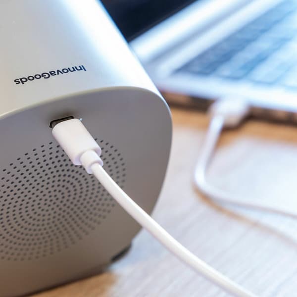 Laddare för trådlös högtalare med LED-lampor Souwis InnovaGoods