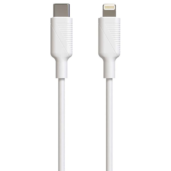 Muvit Pack Transformer Usb 2.4a 12w And Cable Lightning 2.4a 1.2m Hvid