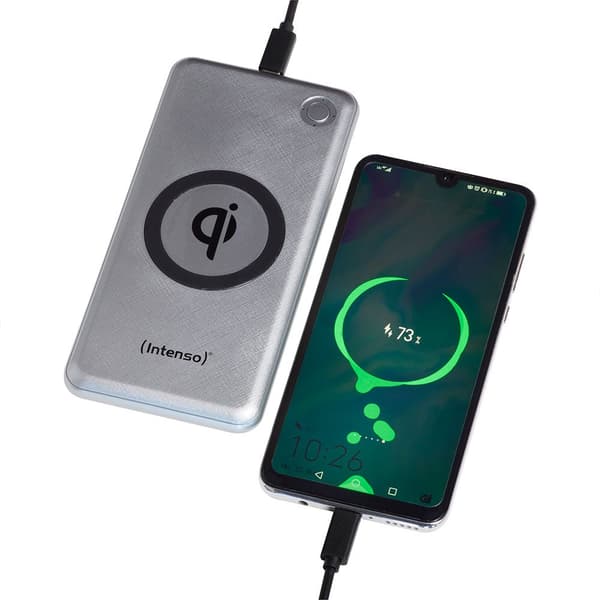 Intenso Batteri Wpd10.000 10.000mah Grå