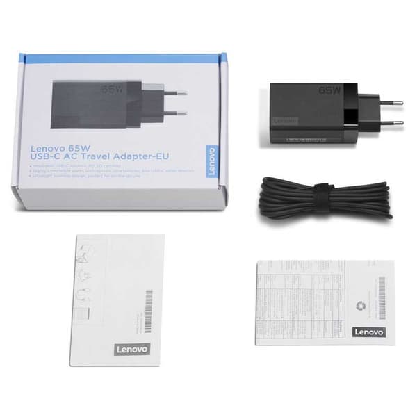 Lenovo Idg Vastaanottaja Usb-c 65w 5v 20v Laturi Musta