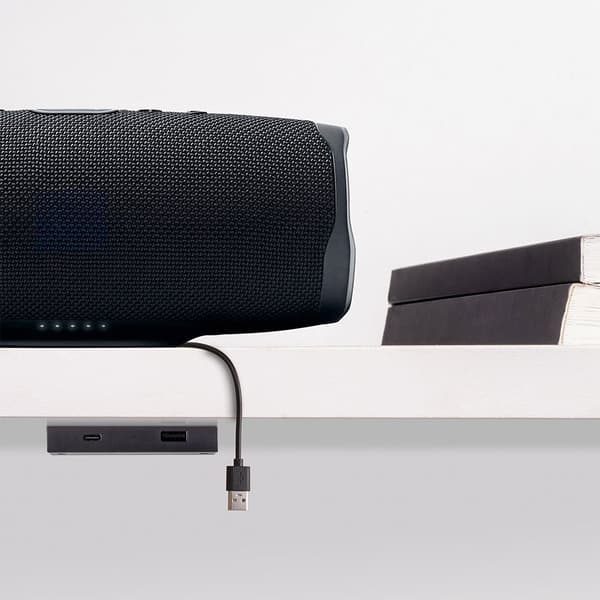 Emuca Oplader Usb A+c Linky 81x12 Mm Søvfarvet