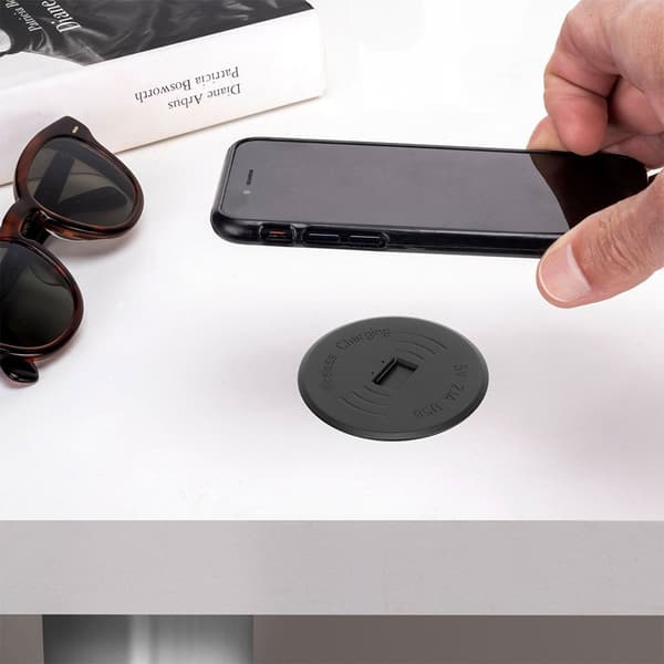 Emuca Trådløs Surface Loader Til Justere Airtop 2 60 Mm Mobil Sort