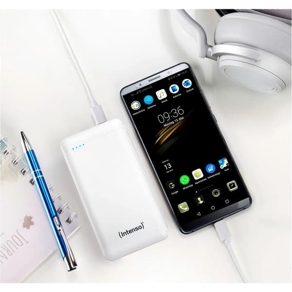 Intenso Med Usb-a Til Type C Xs20.000 20.000mah Batteri Hvid