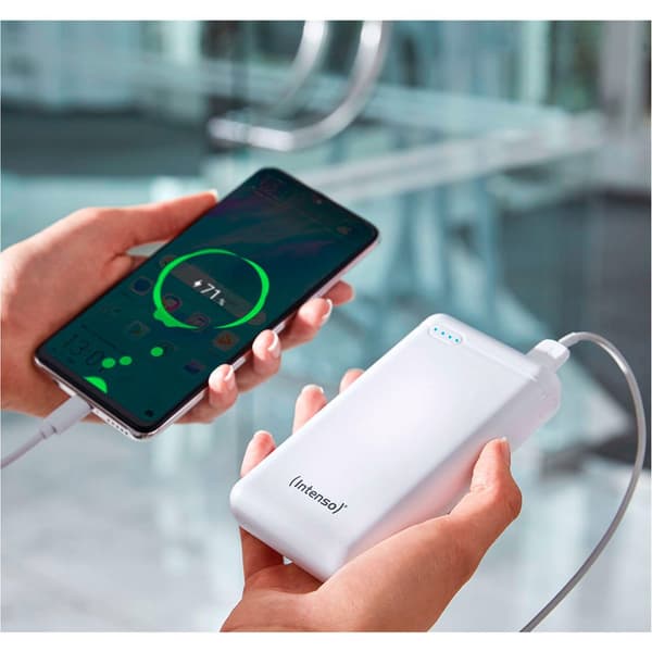 Intenso Med Usb-a Til Type C Xs20.000 20.000mah Batteri Hvid