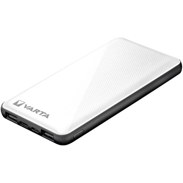 Varta Batteri Energy 10.000mah 2xusb A/1xusb C Hvid