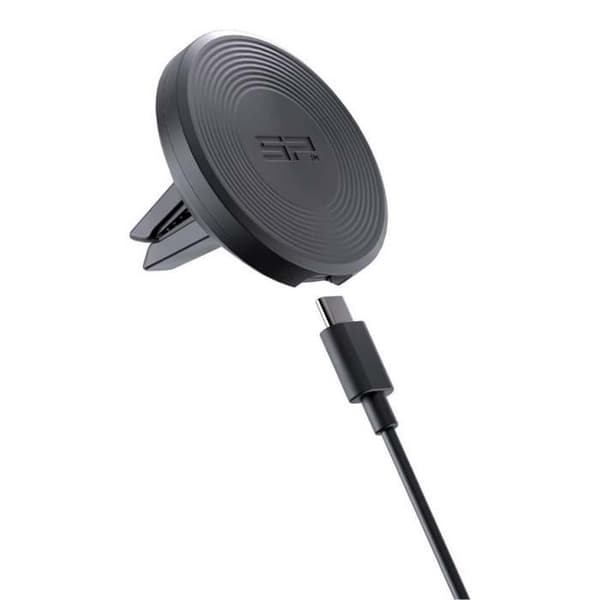 Sp Connect Magnetisk Trådlös Laddare Vent Mount Spc+ Silver