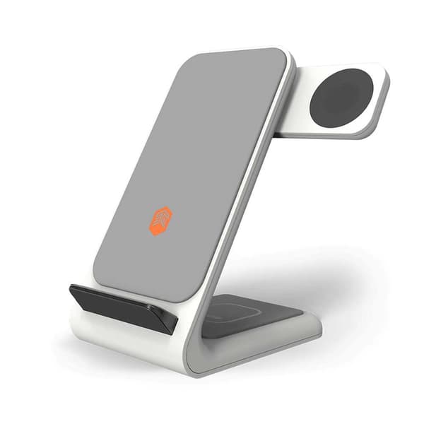 Stm Goods Trådlös Laddare Charge Tree Swing Silver Vit