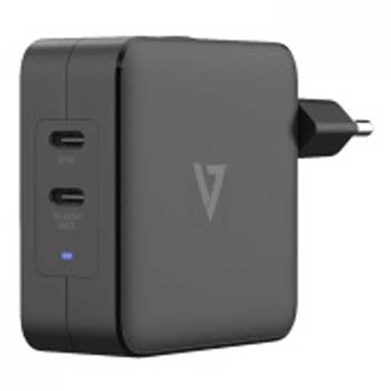 V7 Usb-c Laddare Universal 65w Svart