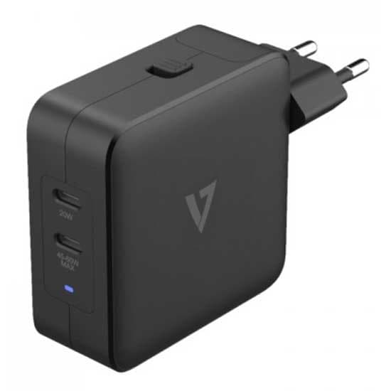 V7 Usb-c Laddare Universal 65w Svart Svart