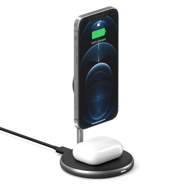 Hyper Magnetisk Trådløs Oplader Iphone 12 And Airpods Søvfarvet