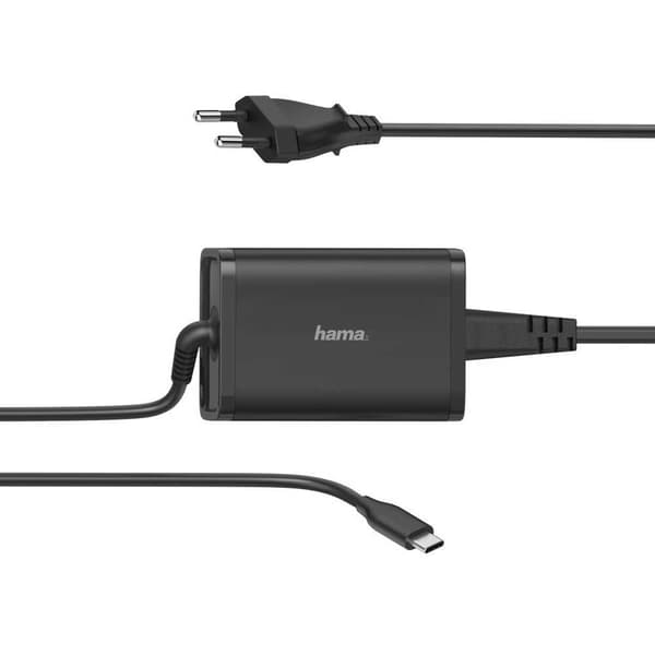 Hama Kannettavan Tietokoneen Laturi Usb C 5-20v/65w Hopeinen