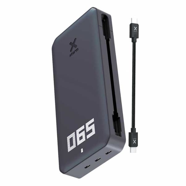 Xtorm Titan Powerbank 4.000mah 60w Grå Sort