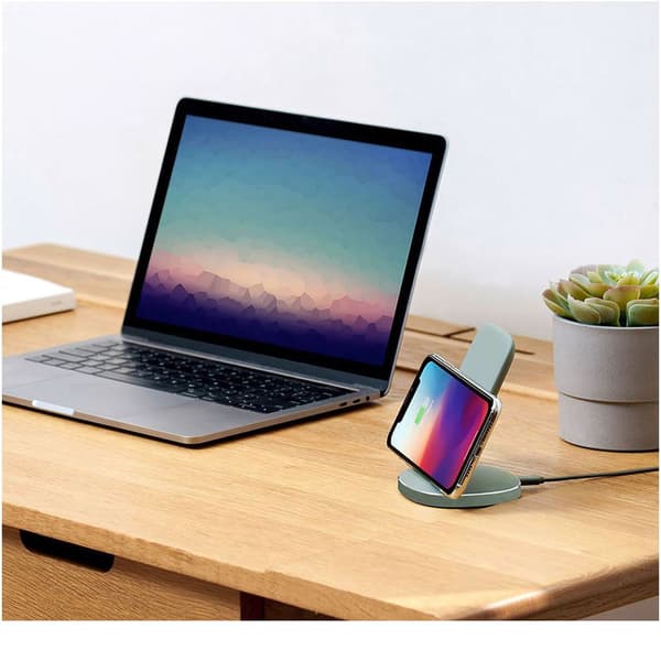 Gp Batteries Wireless Charging Stand 10w Micro Usb Grå