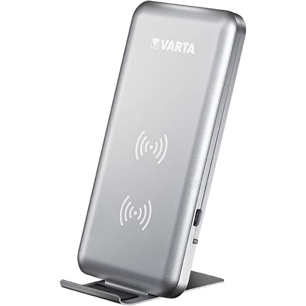 Varta Fast Wireless Charger Hopeinen