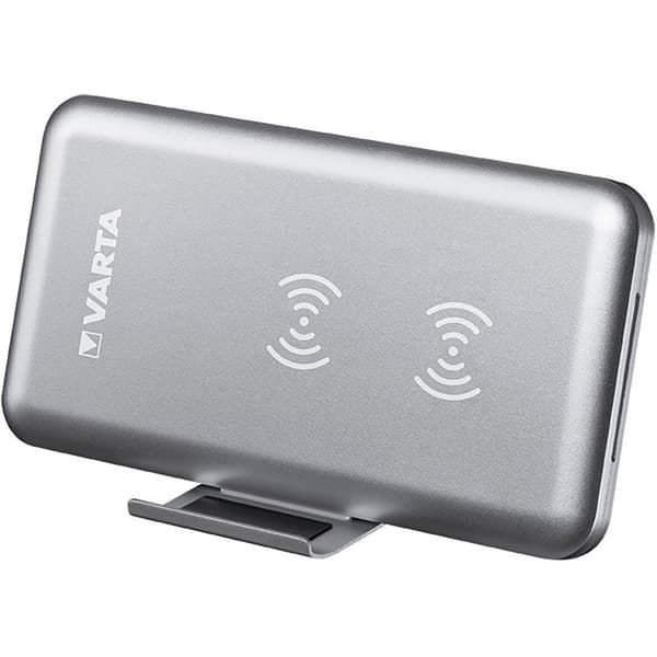 Varta Fast Wireless Charger Hopeinen