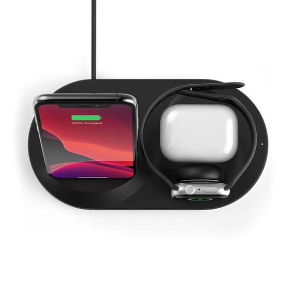 Belkin 3 In 1 Wireless Pad/stand/apple Watch Musta
