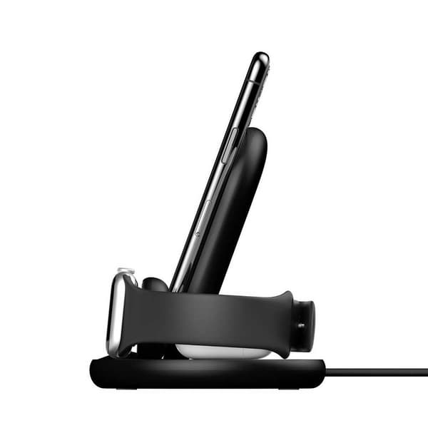 Belkin 3 In 1 Wireless Pad/stand/apple Watch Musta