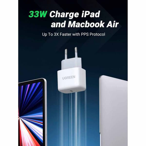 Ugreen Usb-c Oplader 40942 30w Hvid