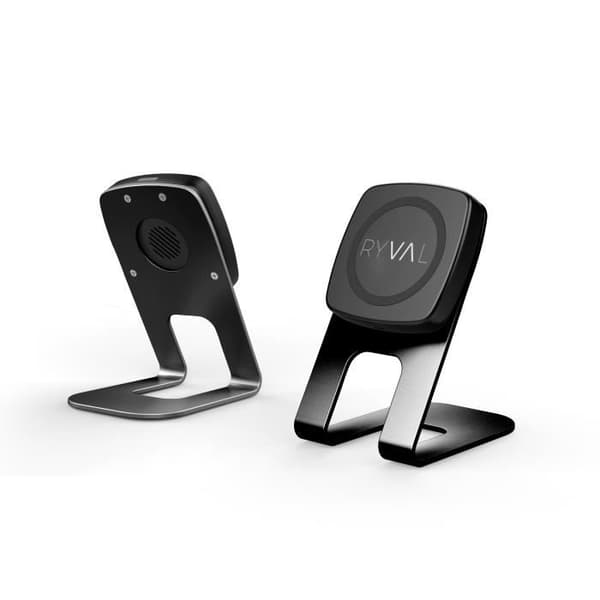 Qi trådlös laddare - Ryval - Magnetisk snabbladdning - Kompatibel Samsung och iPhone - Svart