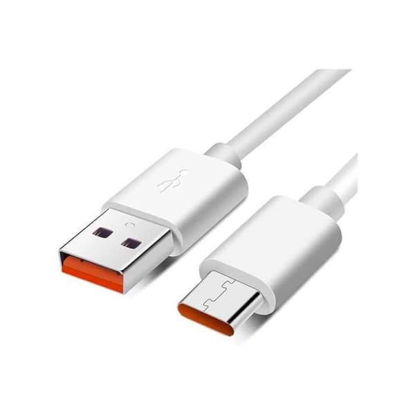 Snabbladdare - Xiaomi - MDY-12-ES - 67W - USB-A och USB-C - 1 m vit kabel