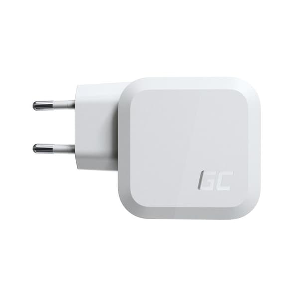 Green Cell CHARGC08W oplader til mobilenheder Hovedtelefoner, Netbook, Smartphone, Tablet Hvid AC Fast ch