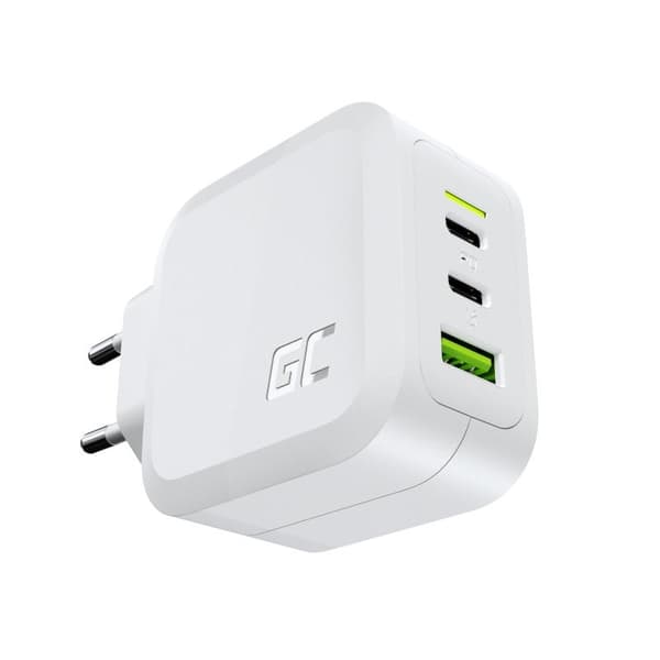 Green Cell CHARGC08W oplader til mobilenheder Hovedtelefoner, Netbook, Smartphone, Tablet Hvid AC Fast ch