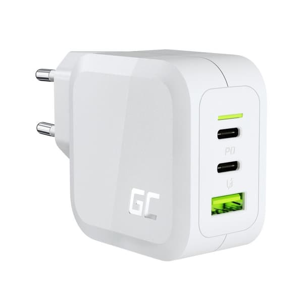 Green Cell CHARGC08W oplader til mobilenheder Hovedtelefoner, Netbook, Smartphone, Tablet Hvid AC Fast ch