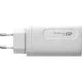 Miniatyrbillede 4 af 7: GP GaN PD 65 W netoplader, 2x USBC + 1x USBA, hvid