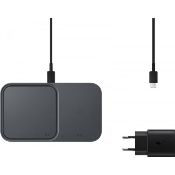 Samsung Duo Charger 15 W -latausasema, musta