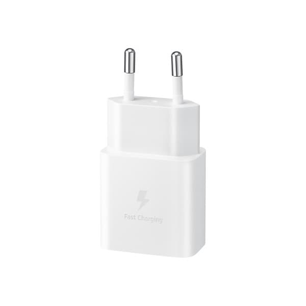 Samsung 15 W oplader, med USBCkabel, hvid