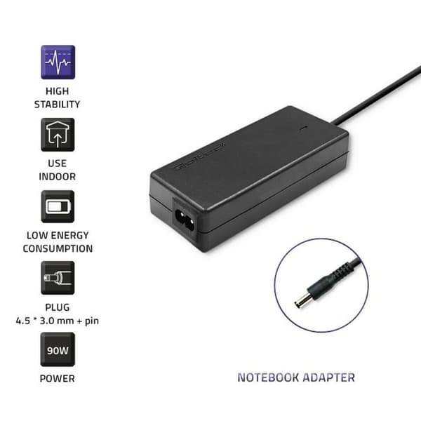 Laptop-oplader Qoltec 51516.90W 90 W