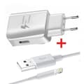 Miniatyrbild 1 av 4: Laddarpaket + kabel för Apple iPad Retina Snabbladdare Ultrakraftig och snabb NY GENERATION 3A med LIGHTNING USB-KABEL
