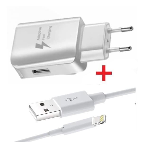Laddare - Apple - iPad Pro 12.9 - Snabbladdare 3A - USB Lightning-kabel - Optimal säkerhet