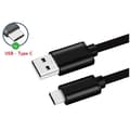 Miniatyrbild 4 av 4: Autoladdarpaket + 1 USB Type C-kabel för Motorola Defy 2 2X Snabbladdare (5V-2.1A) + 1 1M kabel - SVART