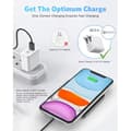 Miniatyrbild 4 av 4: 15W snabb trådlös laddare Qi snabbinduktionsladdare 15W/11W/10W/7.5W/5W för iPhone Samsung Huawei AirPods Pro
