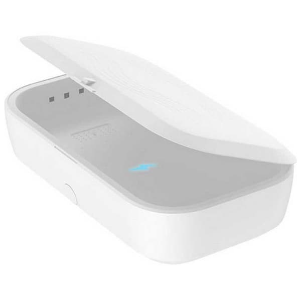 Ksix Uv Light Sterilizer Wireless Charge Box Hvid