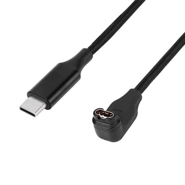 Laddkabel Data-Sync 90° USB-C Garmin Venu Sq