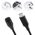 Miniatyrbilde 3 av 3: Ladekabel Datasynk 90° USB-C Garmin Legacy Hero First Avenger