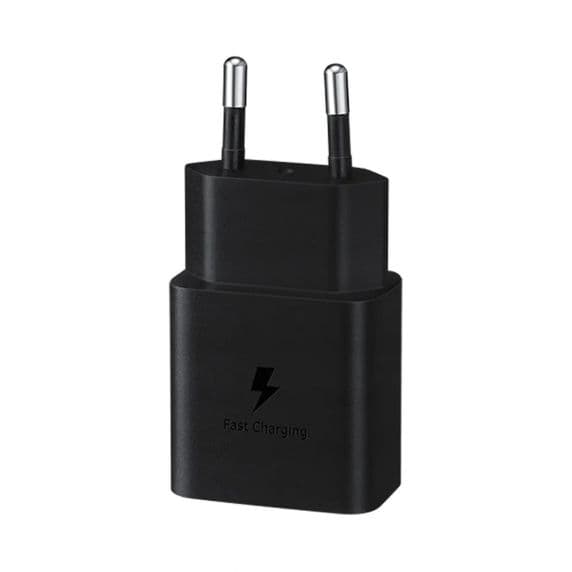Samsung Laddare USB-C 15W + USB-C Kabel 1m - Svart