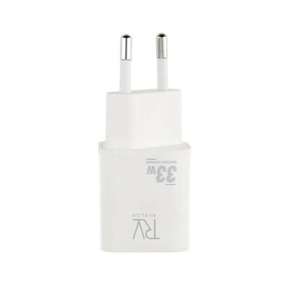 Rvelon 33W USB-C+A GaN Väggladdare