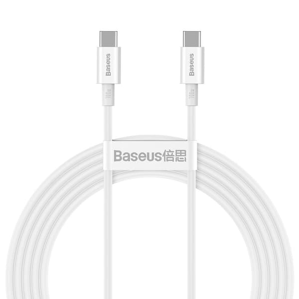 Baseus Superior USB-C-kabel QC PD 100W 5A 2m - Vit