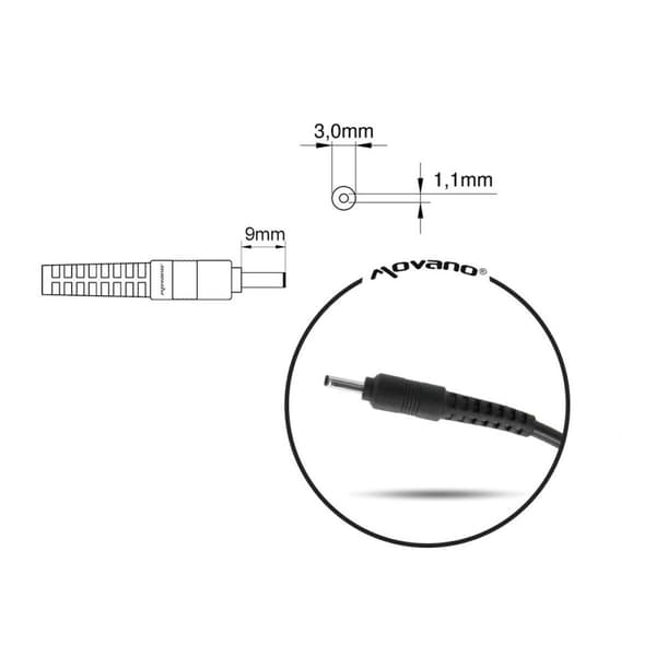 Laptop-oplader Mitsu 5ZM049 40 W
