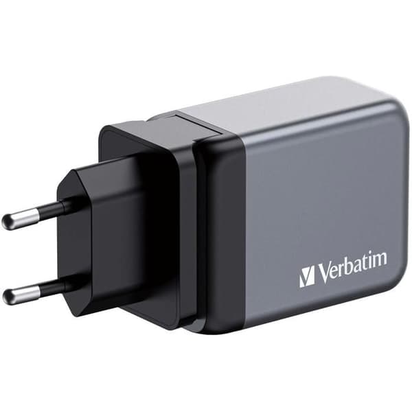 TELEFON, LADDARE, VÄGG, Verbatim Gnc-100 Gan Laddare 4 Portar 65wVerbatim GNC-65. Laddartyp: inomhus, källtyp
