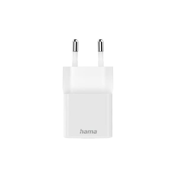 USB-C MINI LADDARE, STRÖMFÖRSÖRJNING-QUALCOMM®, 20W, HAMA VIT