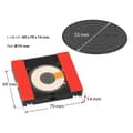 Miniatyrbild 1 av 2: Installationssats för induktionsladdare - 12V - utan LED - 69 x 79 x 14 mm