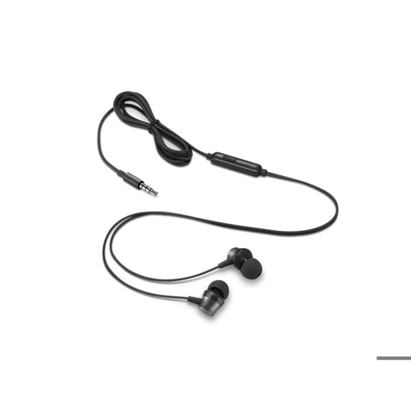 In-ear hörlurar - LENOVO - Gen II - Trådbunden - Svart - 1,2 m kabel