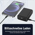 Miniatyrbillede 4 af 6: Ansmann 20000 mAh PB222PD sw Power Bank Power Delivery 3.0 Quick Charge 2.0 LiPo (1700-0155)