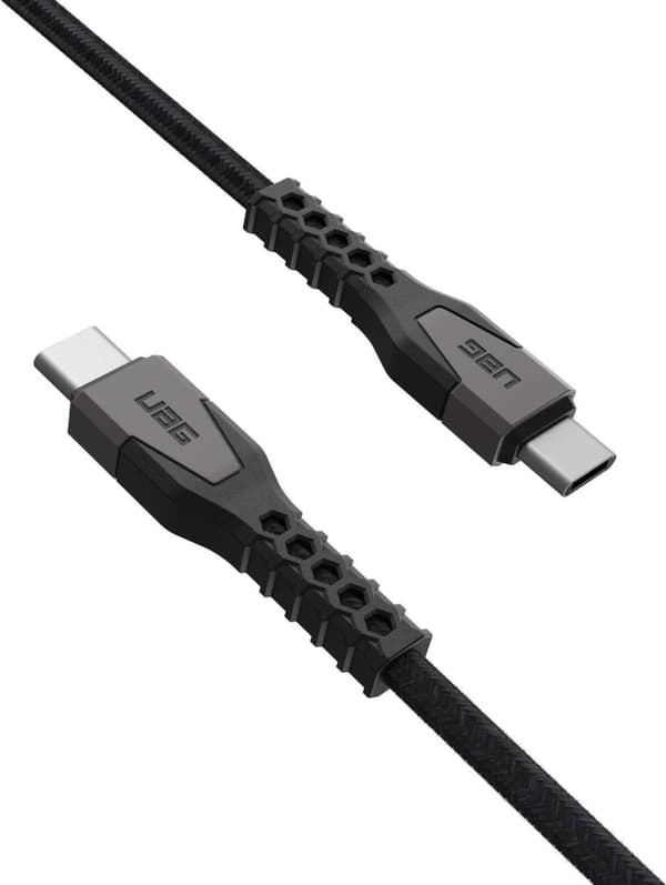 Urban Armor Gear Kevlar USB-kabel 1,5 m USB 2.0 USB C Sort - Grå (9B4413114030)